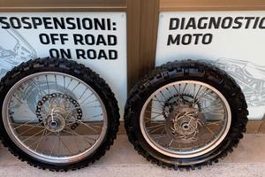 RUOTE ANTERIORE 21 POSTRIORE 18 PER KTM o SIMILI