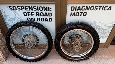 RUOTE ANTERIORE 21 POSTRIORE 18 PER KTM o SIMILI
