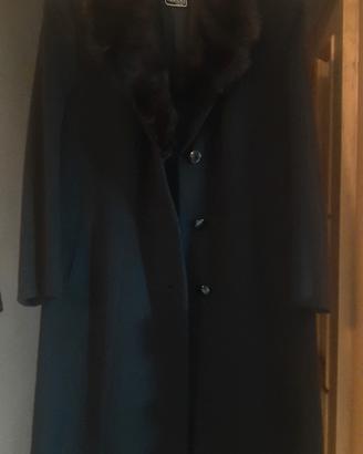 Cappotto lungo di vigogna vigugna vintage TG. L