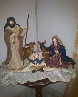 Natività + re magi lavorati a mano