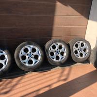 4 Cerchi in lega Ford Focus con gomme + ruotino