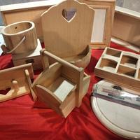 oggetti legno per decoupage