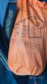 giacca da moto nuova con giubbino anti pioggia,tag