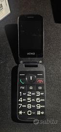 Wiko F300 Flip Phone Tasti Grandi SOS + Dock Stati
