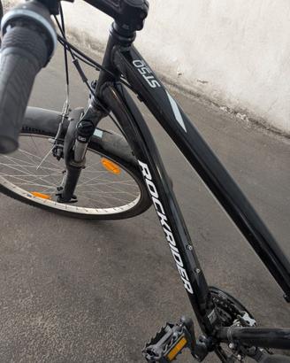 Bici ROCKRIDER Mtb ST 50 nera