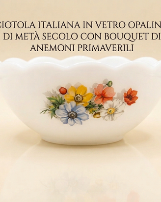 Ciotola Vintage Arcopal France - Modello Anemone