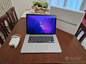 apple mcbook pro 15    2015 perfetto