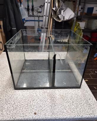 Sump acquario marino 36x32x25h con paratia
