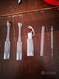 Antiche provette di farmacia
