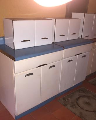 Mobili credenza in metallo smaltato design anni 50