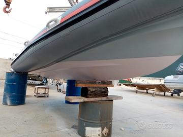 Gommone motore carrello