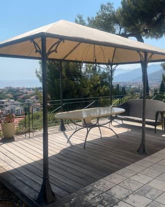 Gazebo da giardino in ferro
