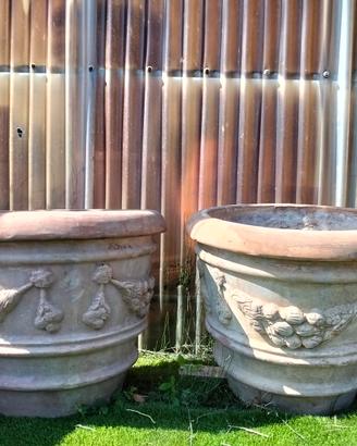  vasi artigianali di terracotta 