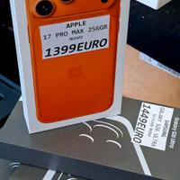 IPHONE 17 PRO MAX 256GB nuovo arancio 