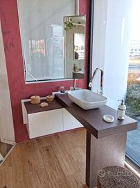 Mobile bagno ad angolo
