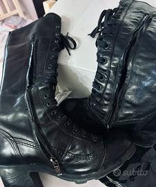 Stivali donna OXS pelle neri