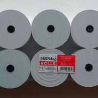 50 ROTOLI REGISTRATORE CARTA TERMICA 57MM X 80M