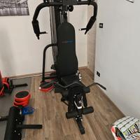 Home gym:multifunzione+dischi panca e accessori