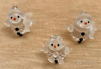 Varie sculture  in cristallo originali Swarovski