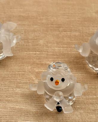 Varie sculture  in cristallo originali Swarovski