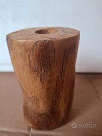 Portacandela in legno