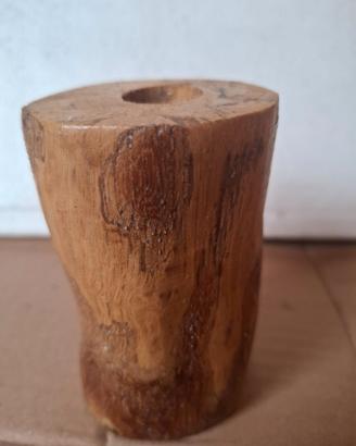 Portacandela in legno