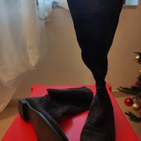 stivali donna nr 39 in pelle marrone 