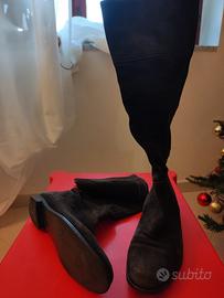 stivali donna nr 39 in pelle marrone 