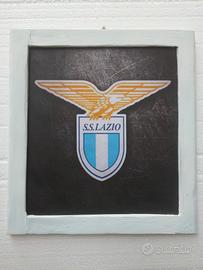 targa in legno cartello Lazio calcio