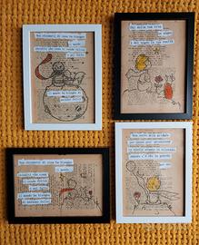 Quadro piccolo principe da personalizzare