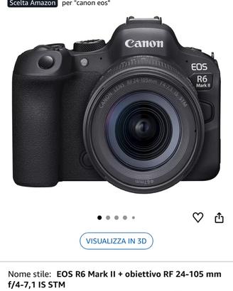 CANON EOS R6 MARK II + RF 24-105mm f/4-7.1 IS STM