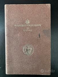 Regia università di Napoli - libretto
