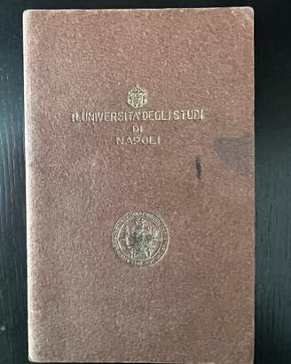 Regia università di Napoli - libretto
