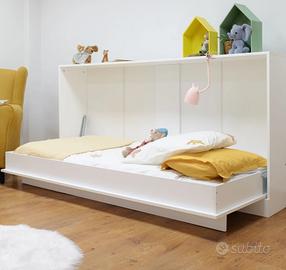 Letto a scomparsa bianco Kristoff 90x200cm