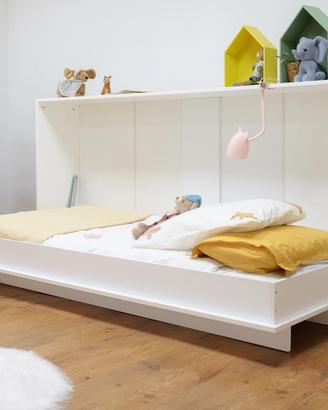 Letto a scomparsa bianco Kristoff 90x200cm