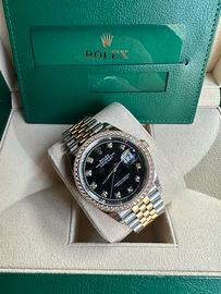 Rolex Datejust 36 oro e acciaio CON DIAMANTI