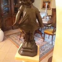 scultura in bronzo Autore Auguste Moreau stile lib