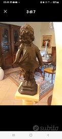 scultura in bronzo Autore Auguste Moreau stile lib