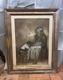 Quadro d'arte originale firmato Carnevali