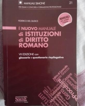 libro Istituzioni di diritto Romano