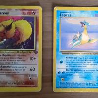 Due carte Pokémon Vintage Rare anni 90