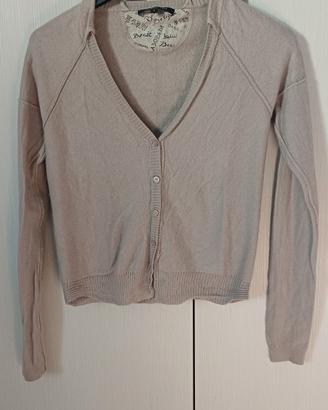 Cardigan Patrizia Pepe in seta e cashmere taglia s