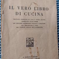 IL VERO LIBRO DI CUCINA Jean Marie Parmentier 1930