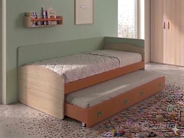 Letto singolo salvaspazio Moretti compact