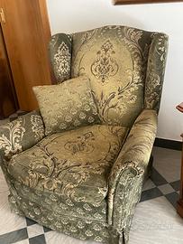 poltrona bergère Con orecchie antiquariato