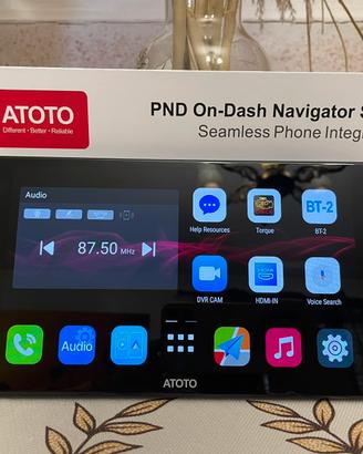 Autoradio ATOTO P9 Android 9’ NUOVO valore 459€