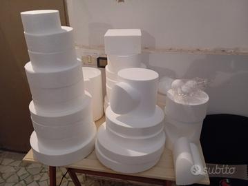 Set basi torte in polistirolo 