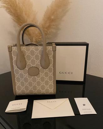 Borsa Gucci GG Supreme Mini Tote