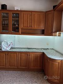 Cucina Beccari com fornello frigo incasso