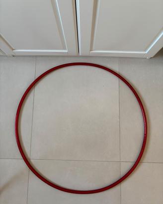 Cerchio Ginnastica Ritmica 88 cm rosso glitterato
